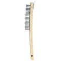 Premier 3 x 19 Row Z-Pro Long Handle Wire Brush with Scraper 319sc